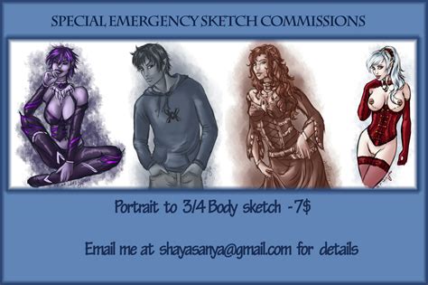 Emergency Sketch Commissions New Round By Yako Hentai Foundry