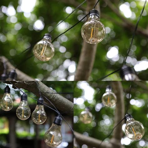 10 лампочек Светодиодная лампа на солнечных батареях лампа подвесное ...