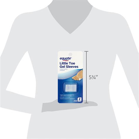 Equate Little Toe Gel Sleeves, 2 Count HSA/FSA Eligible - Walmart.com