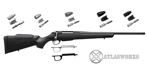 Atlasworxs Trigger Guard Tikka T T X Alloy Silver Atlasworxs