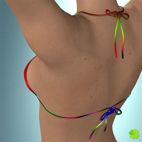 D Model Bikini Low Poly Vr Ar Low Poly Cgtrader