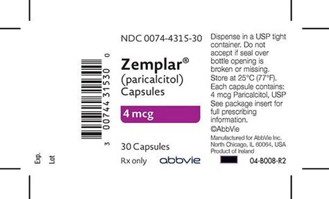 Zemplar Fda Prescribing Information Side Effects And Uses