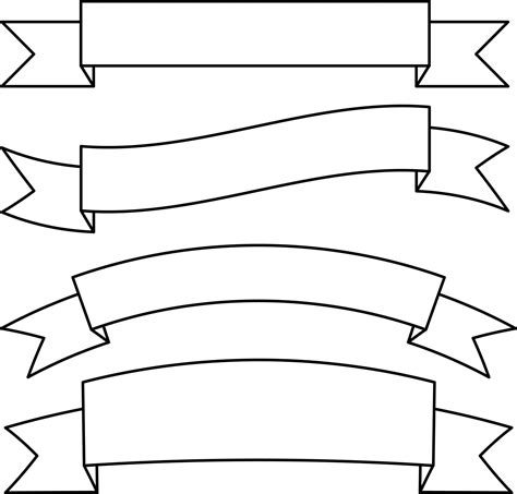 Straight Banner Vector at Vectorified.com | Collection of Straight