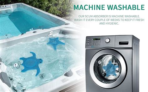 Hot Tub Scum Absorber For Spa Hot Tub Reusable Spa Pool Scum Bug Cleaning Kit Essential Hot