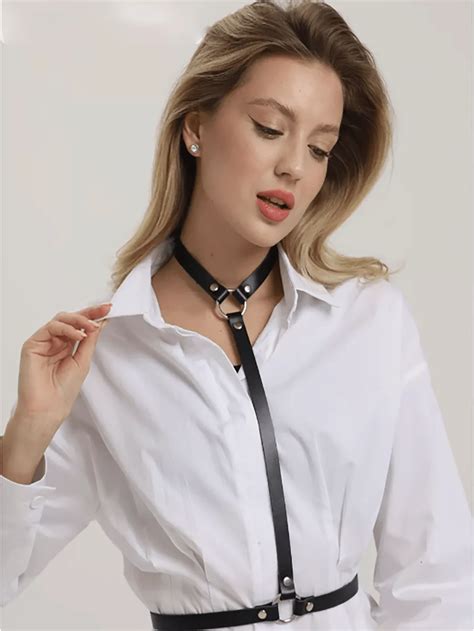 Women Sexy Harness Belt Chest Harness Corset Leather Lingerie Bondage Lingerie Harness For Women