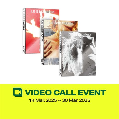 Hybe Labels Video Call EVENT LE SSERAFIM 5th Mini Album HOT Shopee Việt Nam