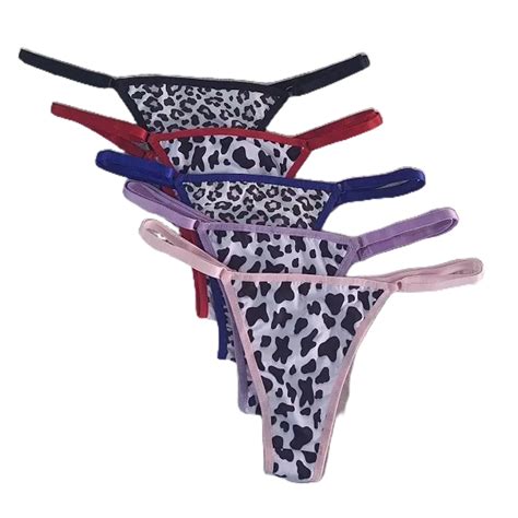 Calcinha Sexy Tanga Fio Dental Microfibra Oncinha Regulagem Lingerie Provocante Moda Íntima