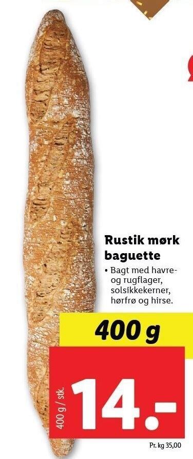 Rustik M Rk Baguette Tilbud Hos Lidl