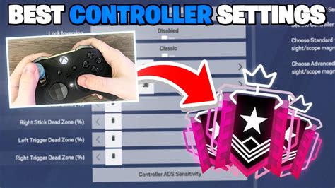 Champion Best Settings And Sensitivity Rainbow Six Siege Console