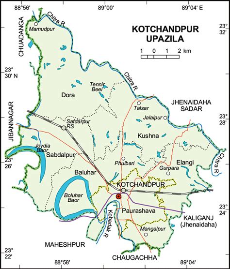 Maps Of Bangladesh Kotchandpur Upazila