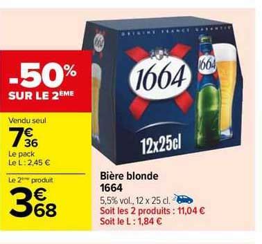 Promo Bi Re Blonde Chez Carrefour Icatalogue Fr