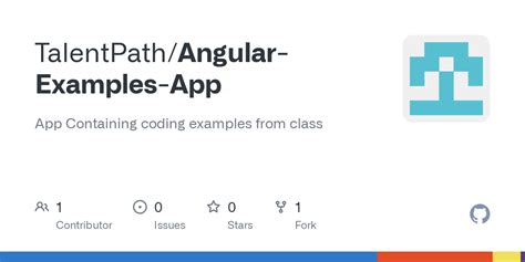 github talentpathangular examples app app  coding