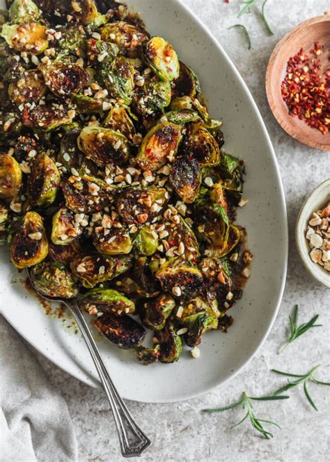 The Best Hot Honey Brussels Sprouts Sunday Table