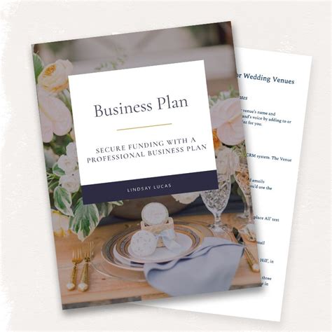 Venue Business Plan Template Artofit