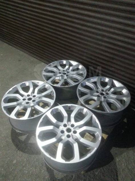 Диски R22 Range Rover оригинал, 22", 1 шт, 5x120, литой, 4 шт, б/у, в ...