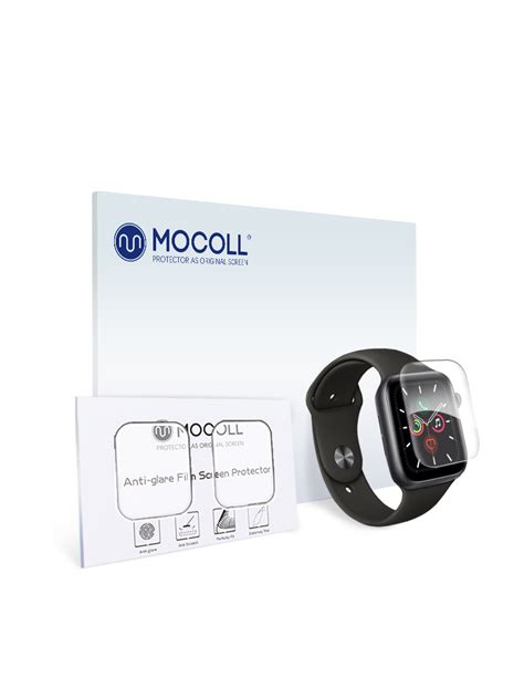 Гидрогелевая защитная пленка MOCOLL для Apple Watch серия 4/5/6/SE 40mm ...