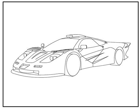 Раскраска макларен - 74 фото