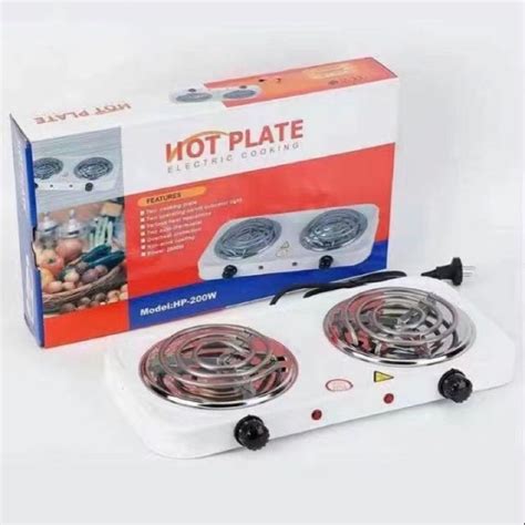 Cod W Double Burner Electric Hot Plate Cooking Stove Lazada Ph