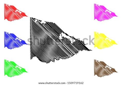 Gracias Dios Department Republic Honduras Departments Stock Vector