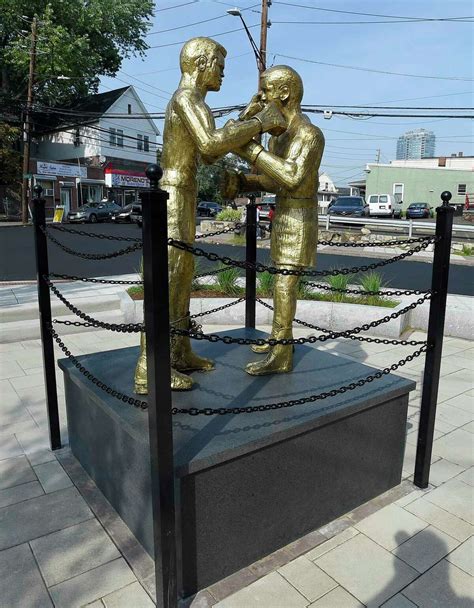 Refurbished statue returned to Stamford’s Boxer Square