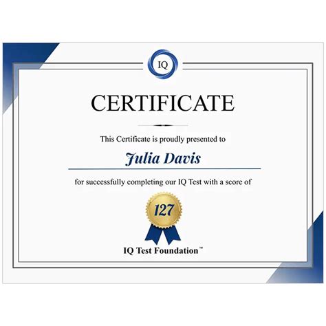 Iq Test Foundation The Certified Iq Test