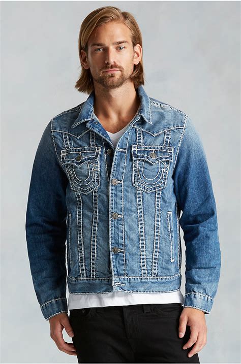 True Religion Jimmy Denim Super T Mens Jacket In Blue For Men Lyst