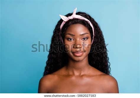 Close Up Portrait Attractive Wavy Haired Brunette Nude Stock Photo 1882027183 Shutterstock