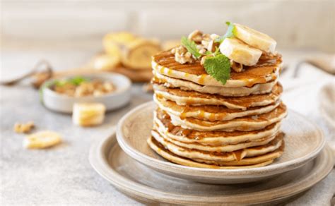 Hot cakes de avena con plátano receta fitness y fácil de hacer