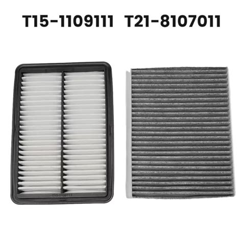 T151109111 AND T218107011 Filters for Chery Tiggo 5x 1 5T Superior ...