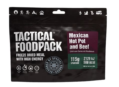 Ratie Mancare Foodpack Mexican Hot Carne De Vita Militarysoft Ro