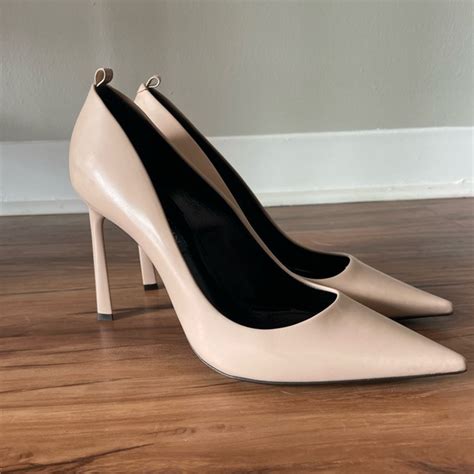 Lanvin Shoes Lanvin Nude Leather Pumps 85 Poshmark
