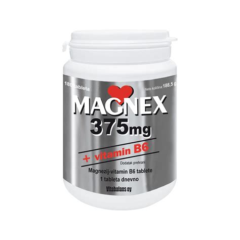 Magnex 375 mg + vitamin B6 - Vitabalans Oy
