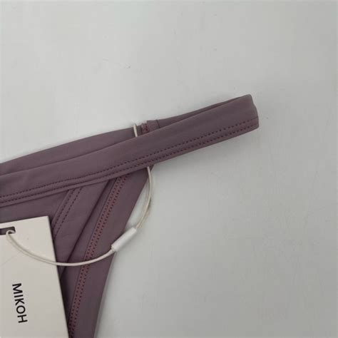 Mikoh Swim Mikoh Bikini Bottoms Carros Lavender Mauve Purple Beach Swim Coastal Small Nwt