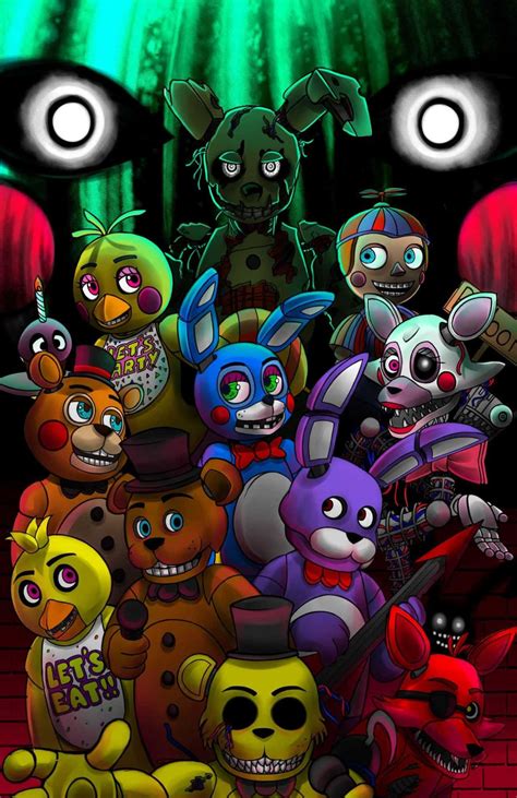 Download Five Nights At Freddy's Characters Pictures 1294 X 1997 ...