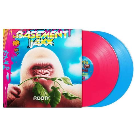 BASEMENT JAXX Rooty Limited Edition Reissue Pink Blue Vinyl 2LP