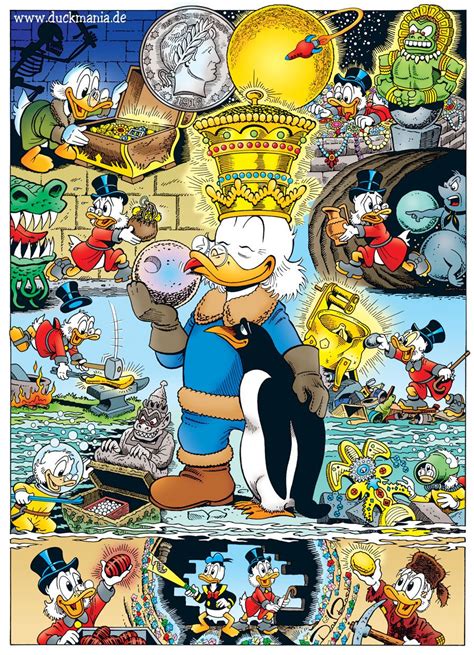 Money Adventure Scrooge Mcduck Disney Art Vintage Cartoon