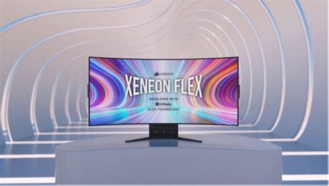 CORSAIR представила 45-дюймовый гибкий OLED-монитор
