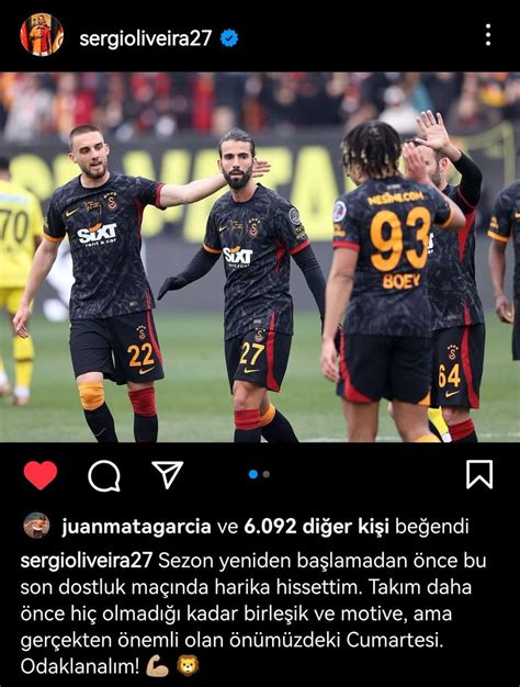 Galatasaray Facts on Twitter Sergio Oliveira nın paylaşımı