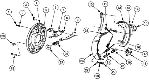Diagram Ford Ranger Rear Brake Diagram Mydiagramonline