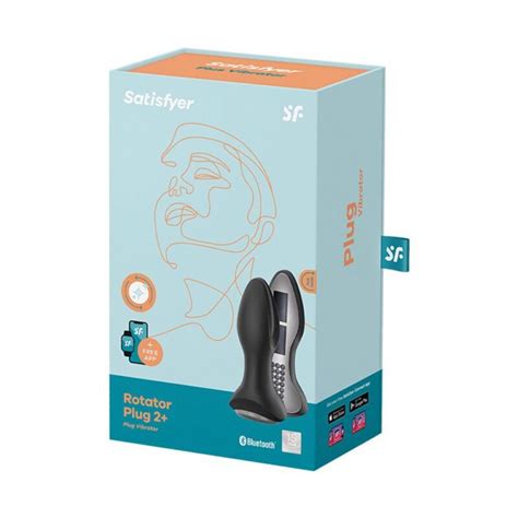 Satisfyer Anal Plug Spina Anale Vibrante Vibratore Rotante In Silicone Anallergico Nero Con App