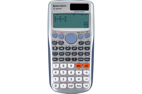 Калькулятор инженерный BRAUBERG Sc-991esp (165x84 мм), 417 функций, 10 ...