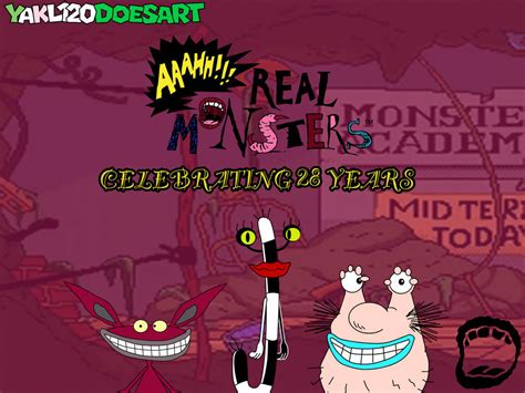 Happy 28th Anniversary To Aaahh Real Monsters By Yakl120doesart On