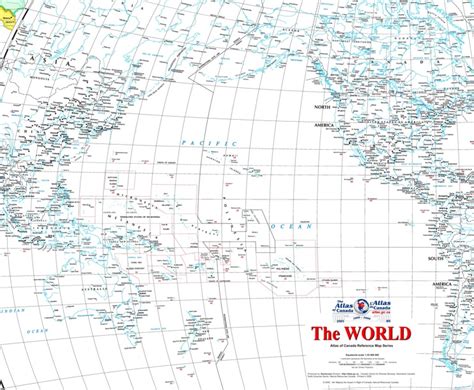 Detailed map of Pacific Ocean - Ontheworldmap.com