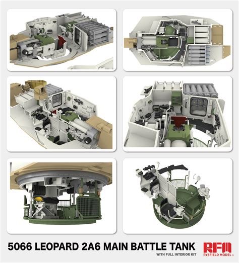 Leopard 2A6 Main Battle Tank with FULL INTERIOR | HLJ.com