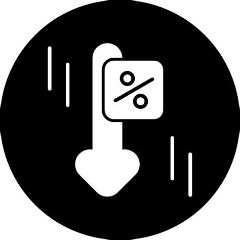 Interest Only Loan Agreement Glyph Circle Inverted 67352038 Vector Art