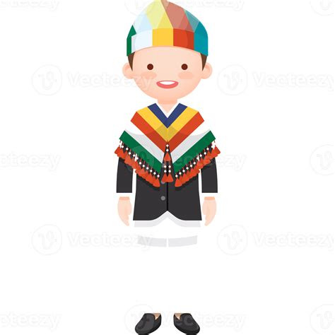 Man In Nepal National Costume Png