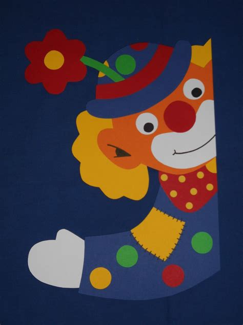 Fensterbild Tonkarton Lustiger Clown Karneval Fasching Fenstergucker