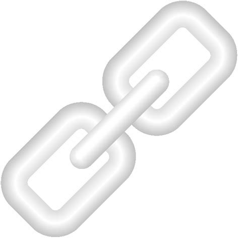 Link Icon 3d Light White Vector Data Svgvectorpublic Domain