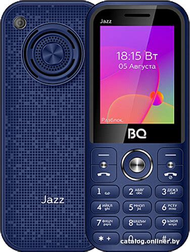 BQ-Mobile BQ-2457 Jazz (синий) кнопочный телефон купить в Минске