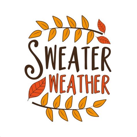 Sweater Weather Vector Images Over 2100